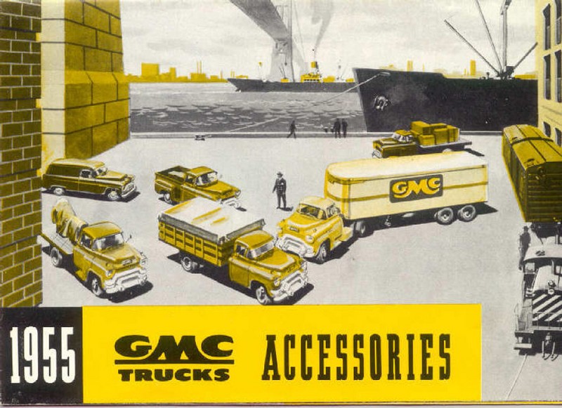 1955 GMC Accesories Brochure Page 1